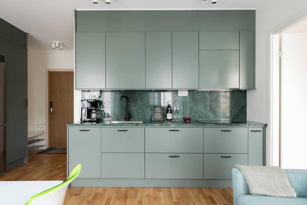 Ferienwohnung Modern Elegance I Hagastaden Stockholm Exterior foto
